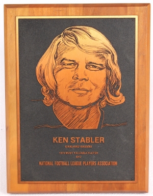 main_1-Ken-Stabler-1974-National-Football-League-Players-Association-NFL-MVP-Plaque-Stabler-LOA-PristineAuction.com