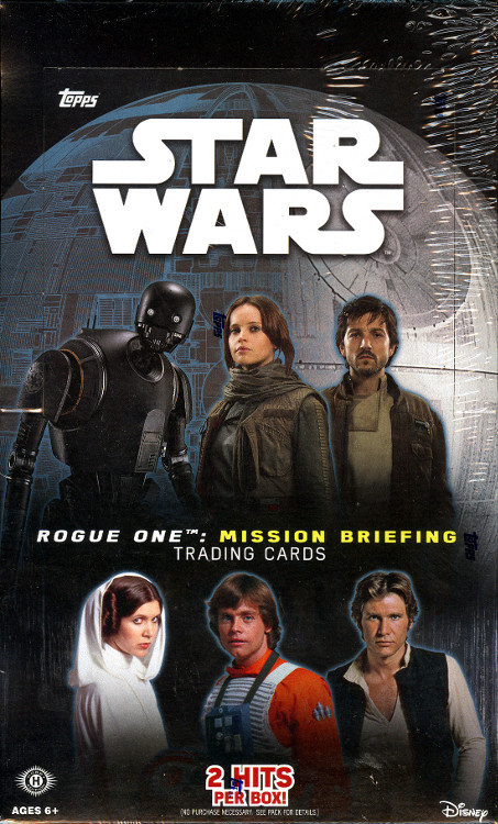 2016 Topps Star Wars Rogue One Mission Briefing Sticker 18 Card Set